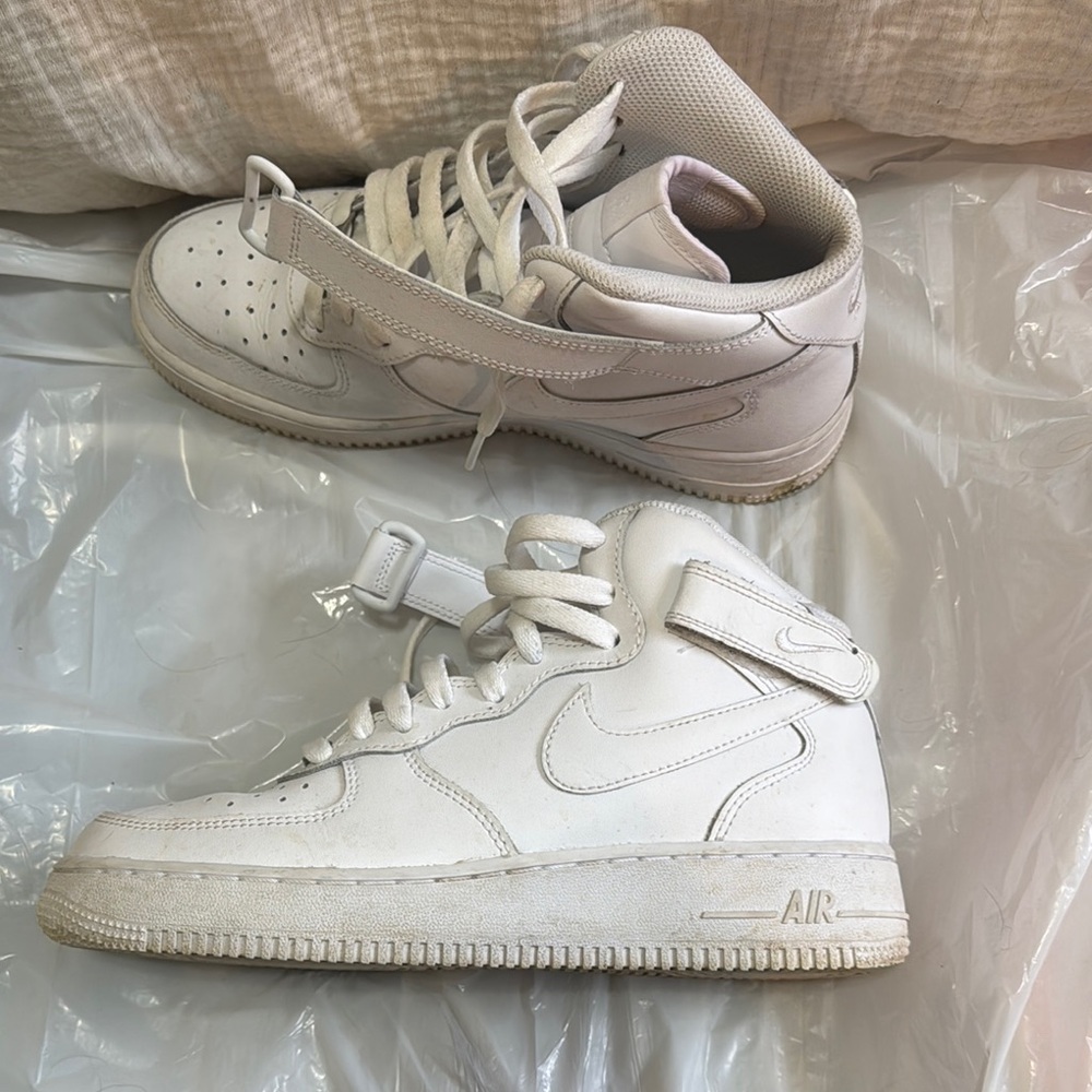 Nike White High-Top Sneakers
